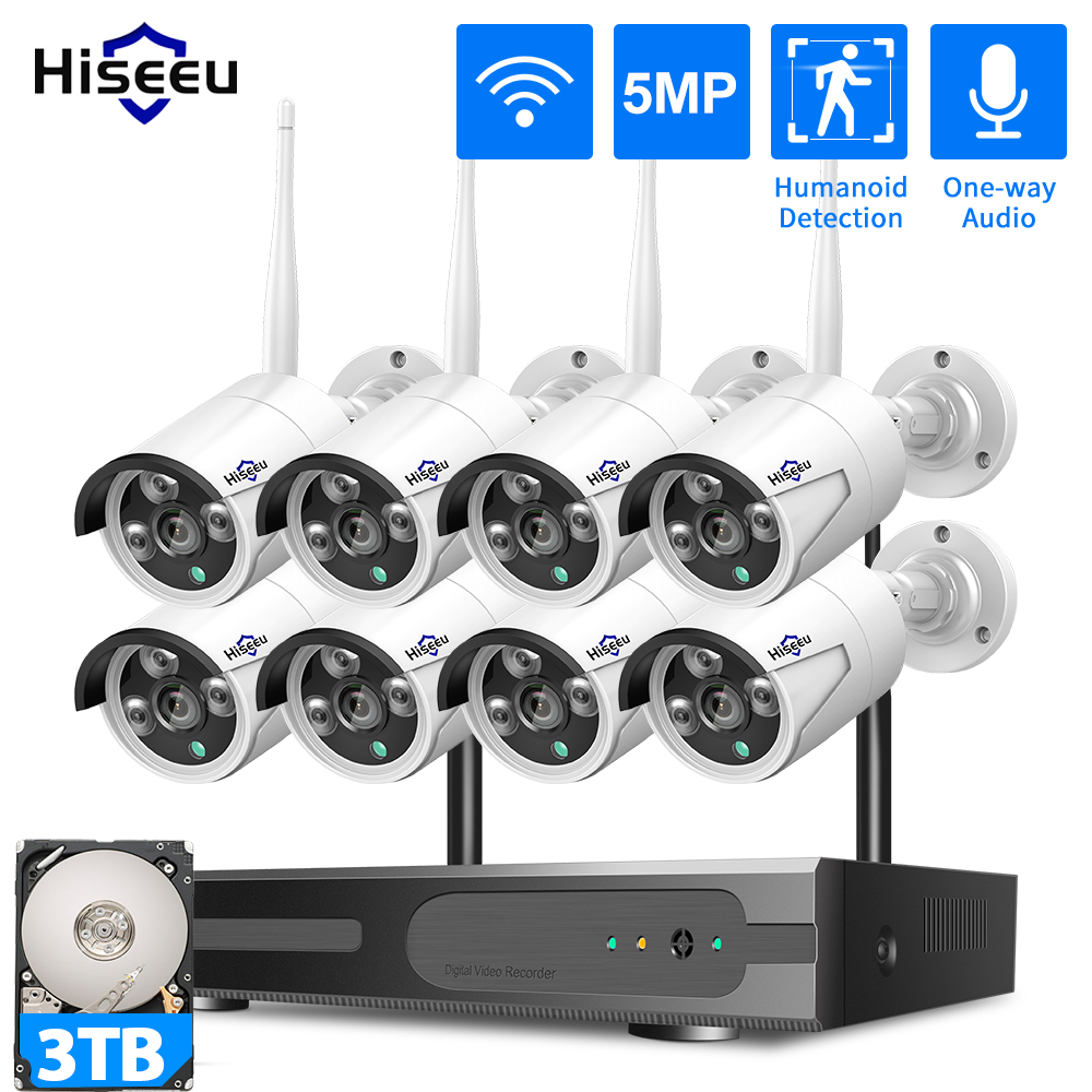Home Security Monitor - 하이시루 3/5/8MP WiFi CCTV 카메라 보안