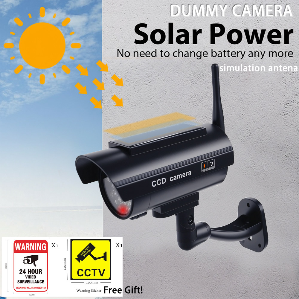 미니 태양광 방수 가짜 카메라 안테나 포함 더미 CCD - Home Yard Security Cameras 리뷰 및 가격