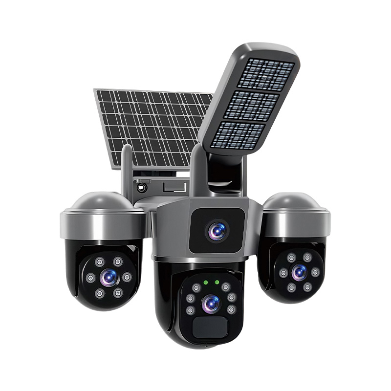 6MP V380 앱 태양광 트리플 렌즈 AOV 4G W - Home Security Flood Lights 리뷰 및 가격