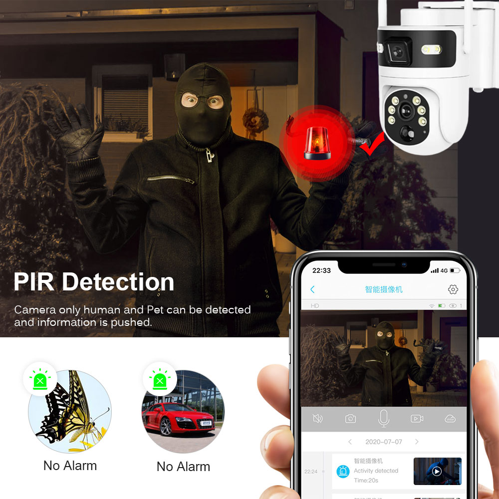 무선 야외 PTZ 태양광 보안 카메라 4G SIM 듀얼 - Home Yard Security Cameras 리뷰 및 가격
