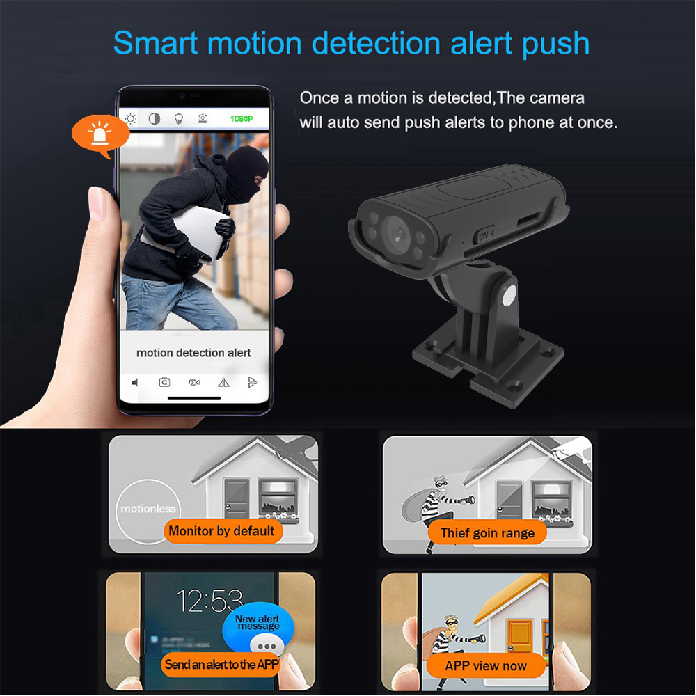 미니 무선 WiFi 홈 보안 카메라 원격 모니터링 IP - Home Security Features 리뷰 및 가격
