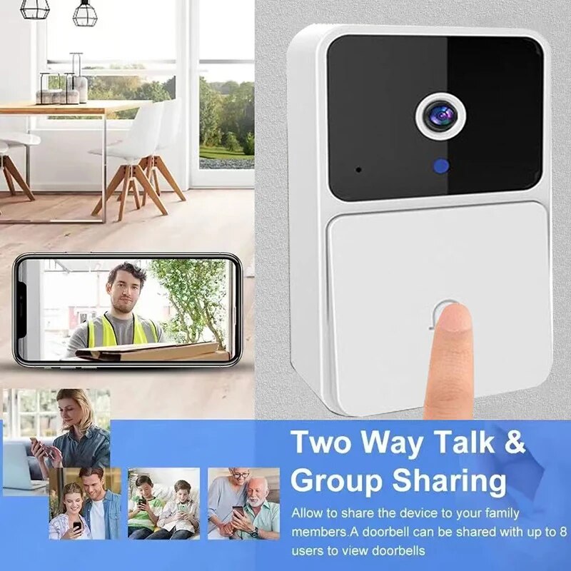 가정 보안을 위한 무선 WiFi 비디오 초인종 - HD - Home Security Features 리뷰 및 가격