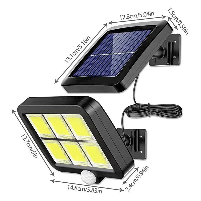 LED 태양광 분리형 벽등 야외 방수 모션 센서 3가지 - Home Security Flood Lights 리뷰 및 가격