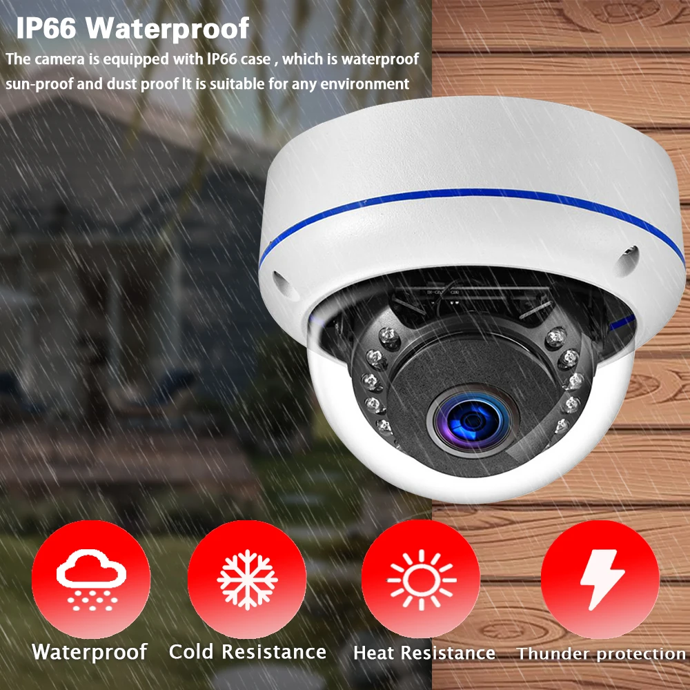 Tuya 5MP POE 돔형 IP 카메라 야외용 오디오 - Home Yard Security Cameras 리뷰 및 가격