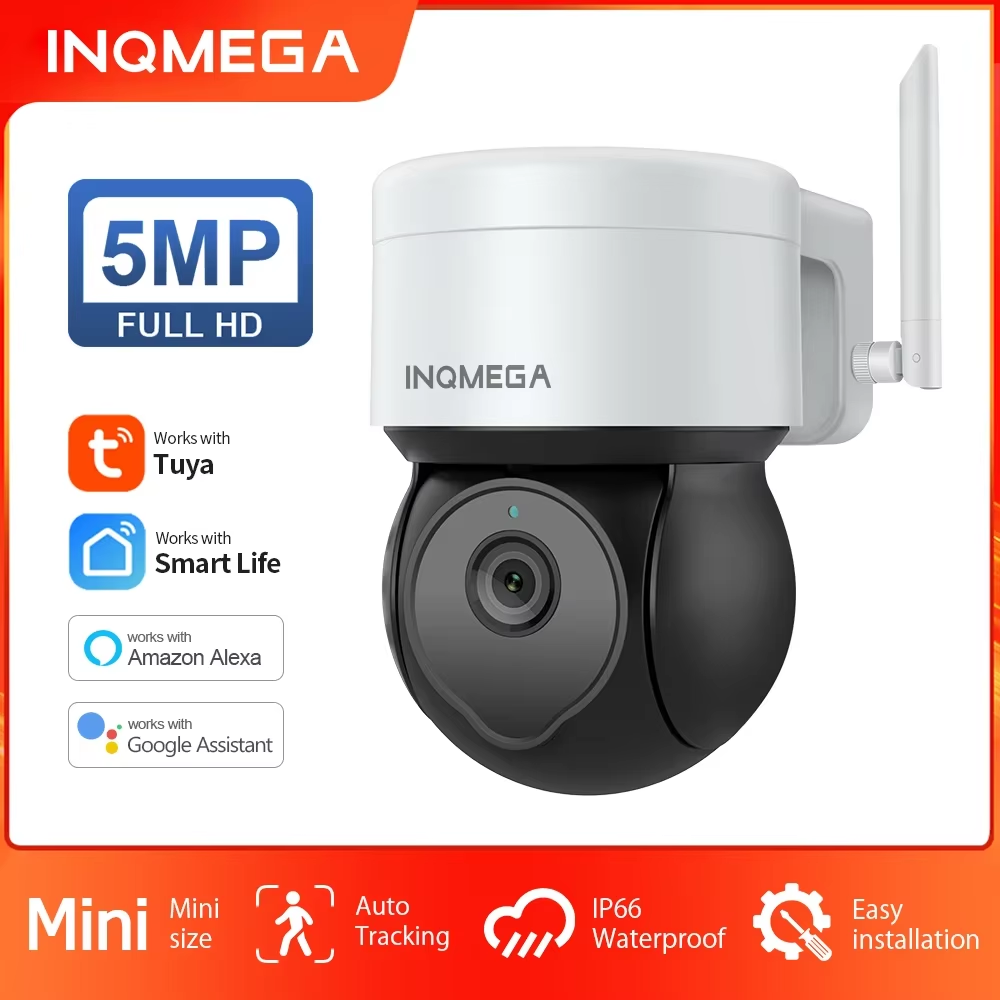 INQMEGA 5MP Tuya 야외 PTZ 카메라 Ai - Home Yard Security Cameras 리뷰 및 가격