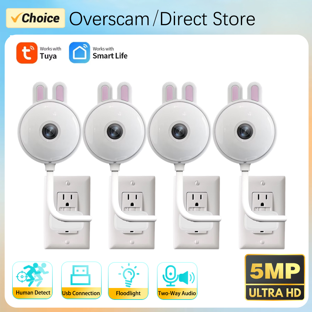 5MP 투야 듀들 WiFi USB 플러드 라이트 카메라 - Home Security Flood Lights 리뷰 및 가격